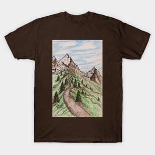 Cabin in the mountains T-Shirt